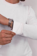Suéter Masculino Vancouver Branco – Elegância e Conforto Premium